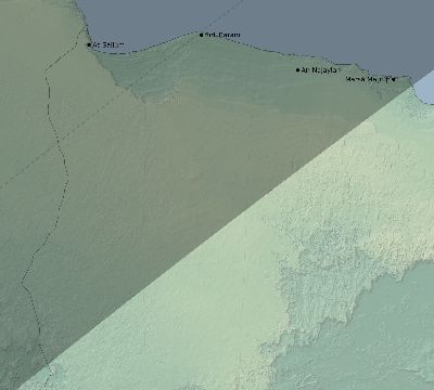 Map of the eclipse path across Egypt on 04/30/2060