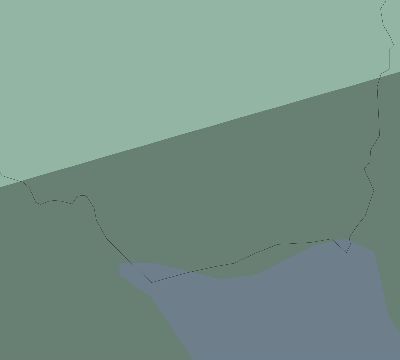 Map of the eclipse path across Georgia on 04/30/2060