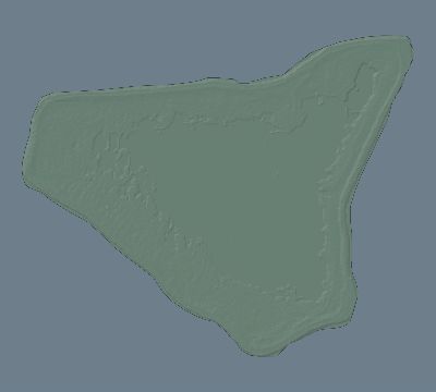 Map of the eclipse path across Kiribati on 08/24/2063