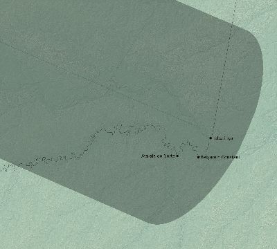 Map of the eclipse path across Brazil on 06/11/2067