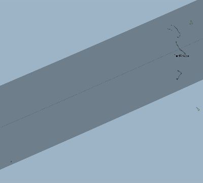 Map of the eclipse path across Kiribati on 06/11/2067