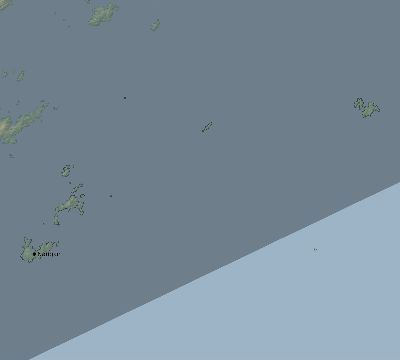 Map of the eclipse path across Taiwan on 01/27/2074