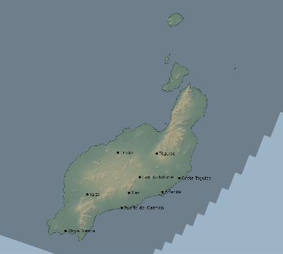 Map of the eclipse path across Spain on 05/11/2078