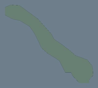 Map of the eclipse path across New Caledonia on 08/24/2082