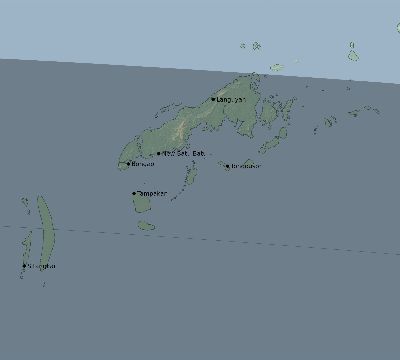 Map of the eclipse path across Philippines on 08/24/2082