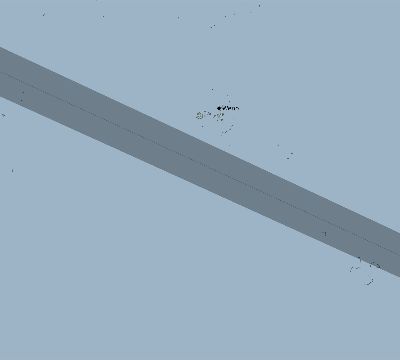 Map of the eclipse path across Micronesia on 12/16/2085