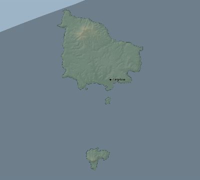 Map of the eclipse path across Norfolk Island on 04/10/2089