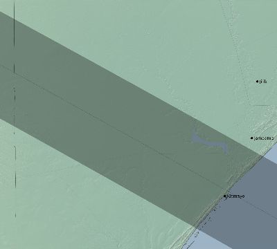 Map of the eclipse path across Somalia on 08/03/2092