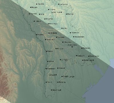 Map of the eclipse path across Moldova on 07/23/2093