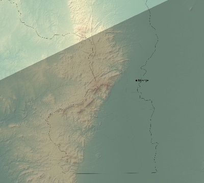 Map of the eclipse path across Malawi on 06/02/2095
