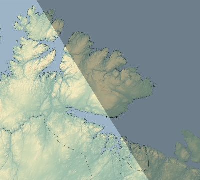 Map of the eclipse path across Norway on 05/11/2097