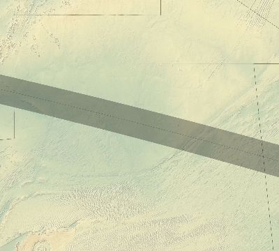 Map of the eclipse path across Mauritania on 10/16/2107