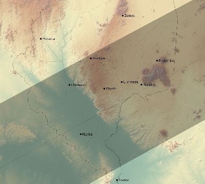 Map of the eclipse path across Malawi on 02/08/2111