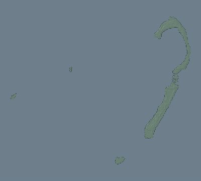 Map of the eclipse path across Seychelles on 03/22/2118