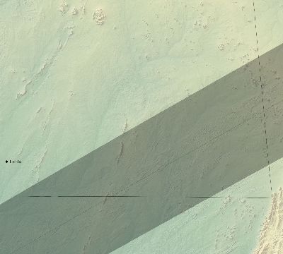 Map of the eclipse path across Western Sahara on 01/08/2122