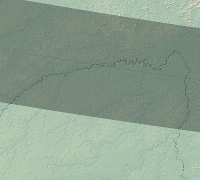 Map of the eclipse path across Bolivia on 10/26/2125