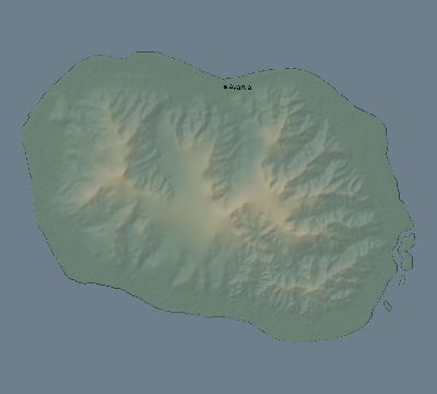 Map of the eclipse path across Cook Islands on 08/25/2128