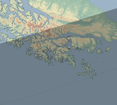 Map of the eclipse path across Chile on 04/13/2135