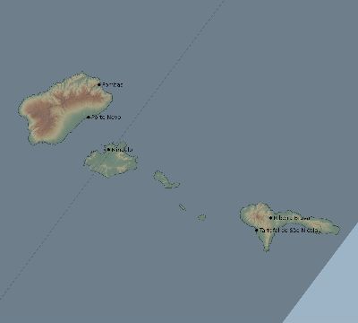 Map of the eclipse path across Cape Verde on 04/01/2136