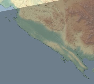 Map of the eclipse path across Croatia on 04/01/2136