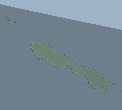 Map of the eclipse path across Solomon Islands on 11/07/2143