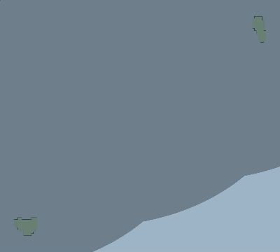 Map of the eclipse path across Jamaica on 03/12/2146