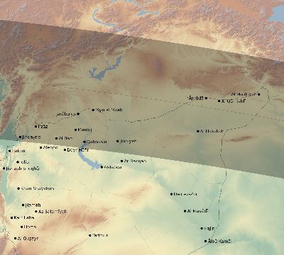 Map of the eclipse path across Syria on 08/26/2147