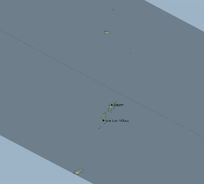Map of the eclipse path across Northern Mariana Islands on 12/30/2149