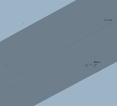 Map of the eclipse path across Micronesia on 06/25/2150