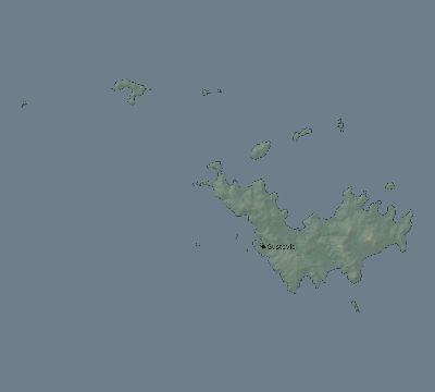 Map of the eclipse path across Saint Barthélemy on 10/17/2153