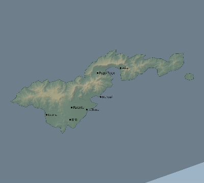 Map of the eclipse path across American Samoa on 04/12/2154
