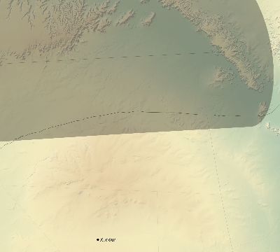Map of the eclipse path across Somalia on 03/12/2165