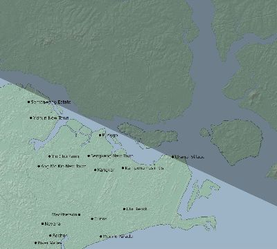 Map of the eclipse path across Singapore on 07/05/2168