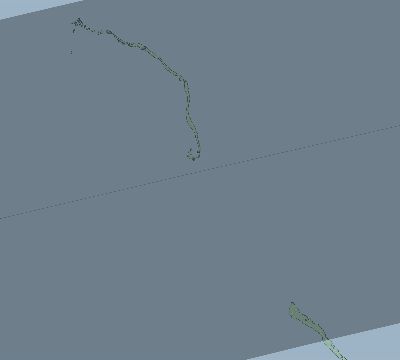 Map of the eclipse path across Kiribati on 02/21/2175