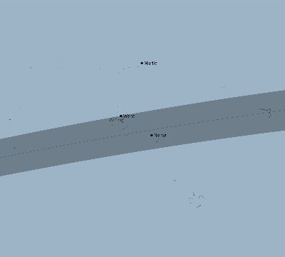 Map of the eclipse path across Micronesia on 08/04/2176
