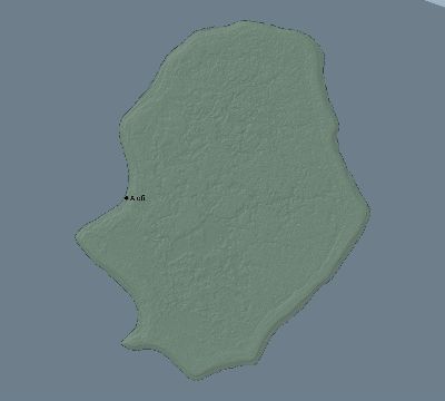 Map of the eclipse path across Niue on 09/27/2182