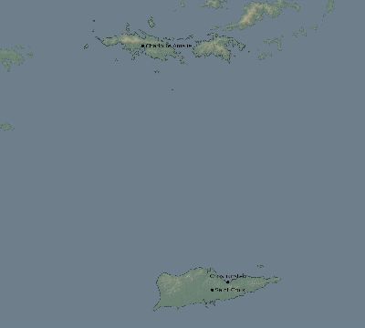 Map of the eclipse path across United States Virgin Islands on 01/20/2186