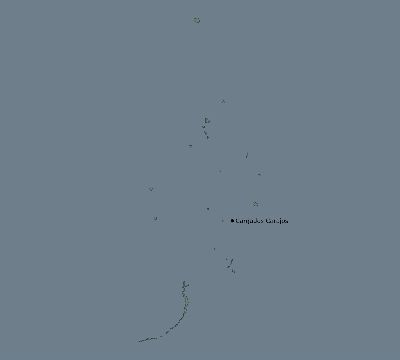 Map of the eclipse path across Mauritius on 05/15/2189