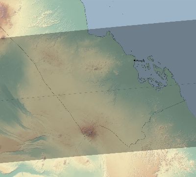 Map of the eclipse path across Eritrea on 08/16/2194