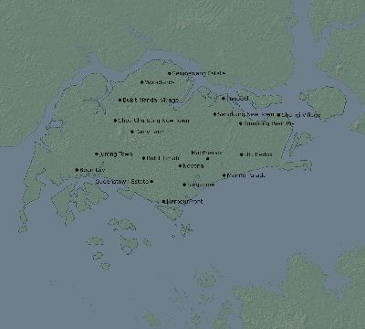 Map of the eclipse path across Singapore on 04/04/2201