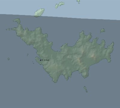 Map of the eclipse path across Saint Barthélemy on 08/27/2212