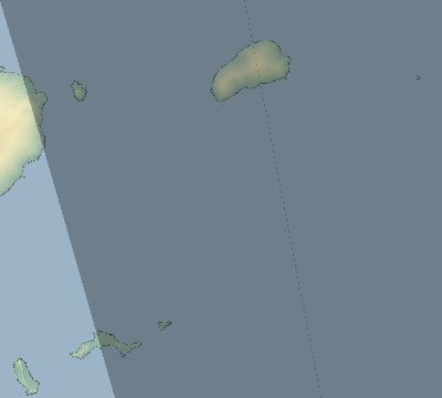 Map of the eclipse path across Svalbard and Jan Mayen on 07/08/2214