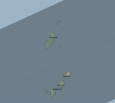 Map of the eclipse path across Philippines on 06/28/2215