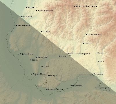 Map of the eclipse path across Germany on 09/27/2220