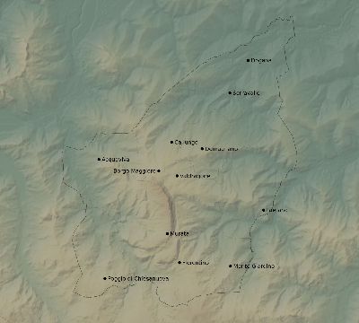 Map of the eclipse path across San Marino on 09/27/2220