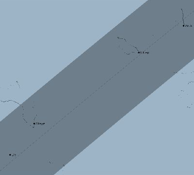 Map of the eclipse path across Marshall Islands on 05/27/2226