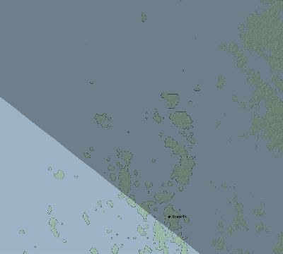 Map of the eclipse path across Åland Islands on 09/18/2229