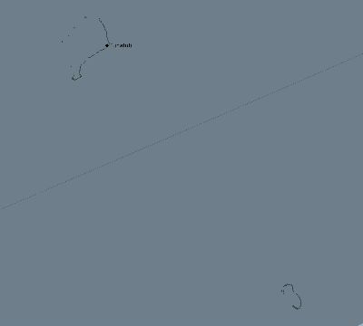 Map of the eclipse path across Tuvalu on 04/25/2237