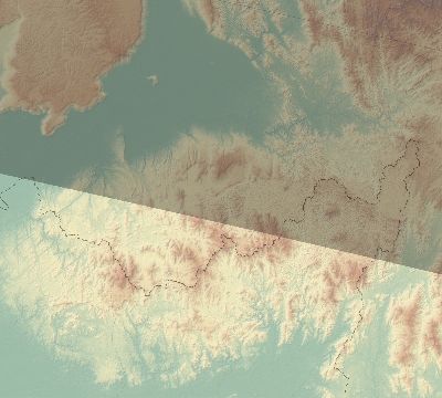 Map of the eclipse path across Cambodia on 06/06/2244