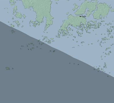 Map of the eclipse path across Åland Islands on 05/26/2245